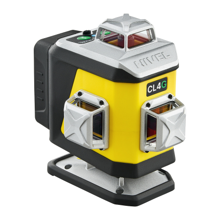 Nivel System CL4G + statyw SJJ-M1 EX + odbiornik CLS-300 Digital - laser krzyżowy zielony 4 × 360° 4D Bluetooth